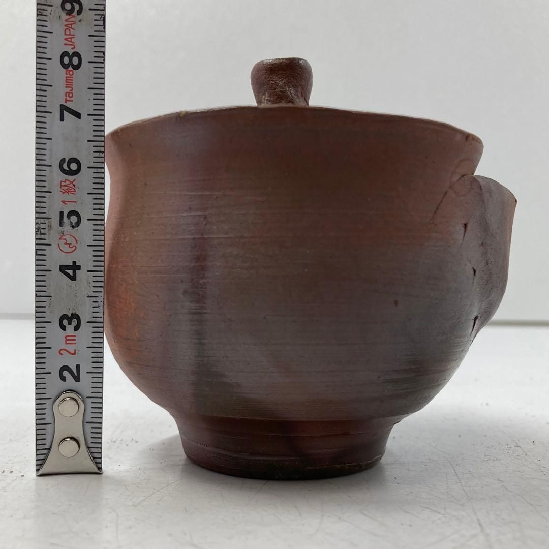 備前焼　宝瓶　タエサ　幅9.5㎝　東ま5-1007① 備前焼 宝瓶 タエサ 幅9.5㎝ 東ま5-1007①