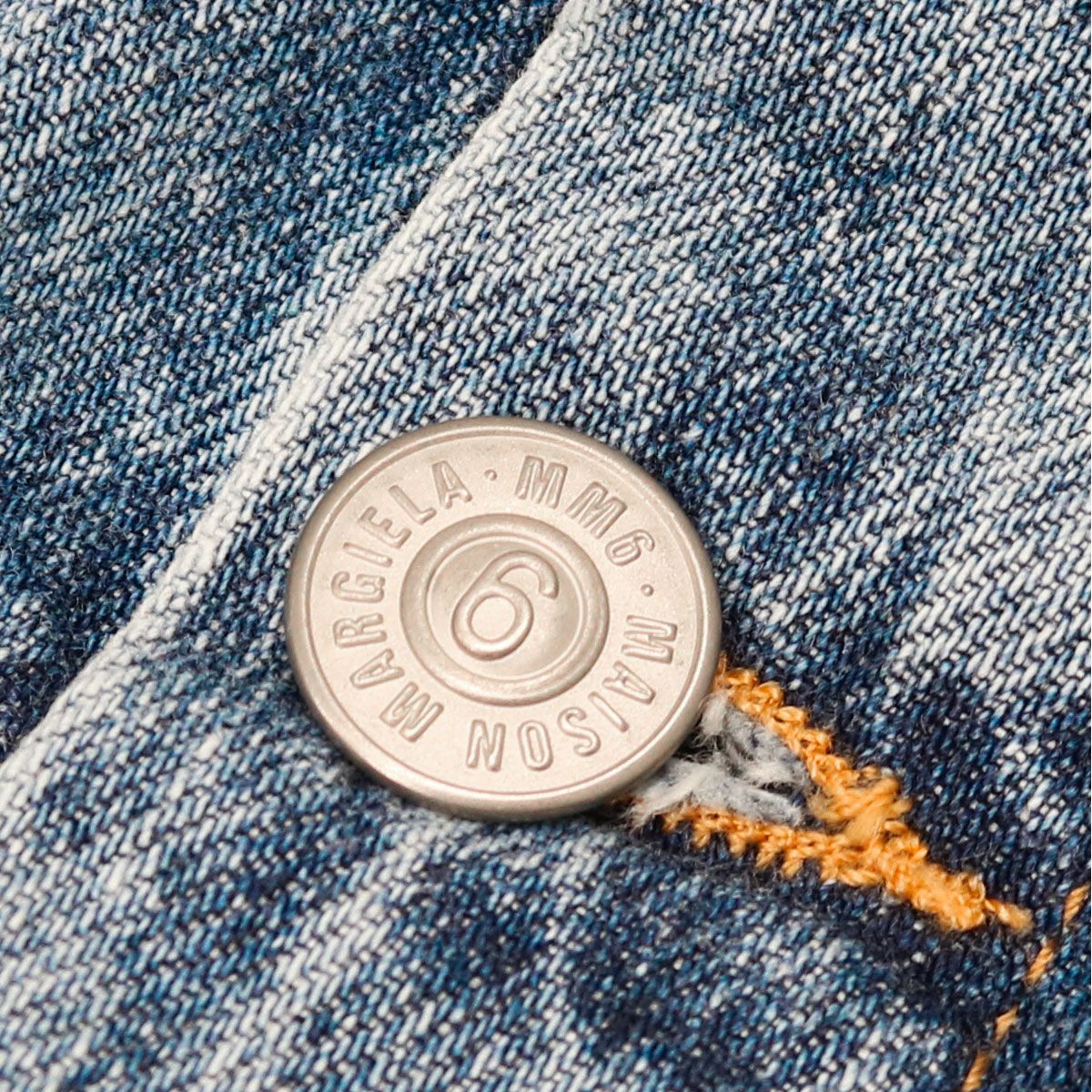  MM 6 Maison Margiela KIDS エムエムシックス メゾンマルジェラ キッズ 大人もOK デニムジャケット M 60726 レディース ガールズ Gジャン 長袖 ノー ブランド Gジャン デニムジャケット ジャケット ブルゾン