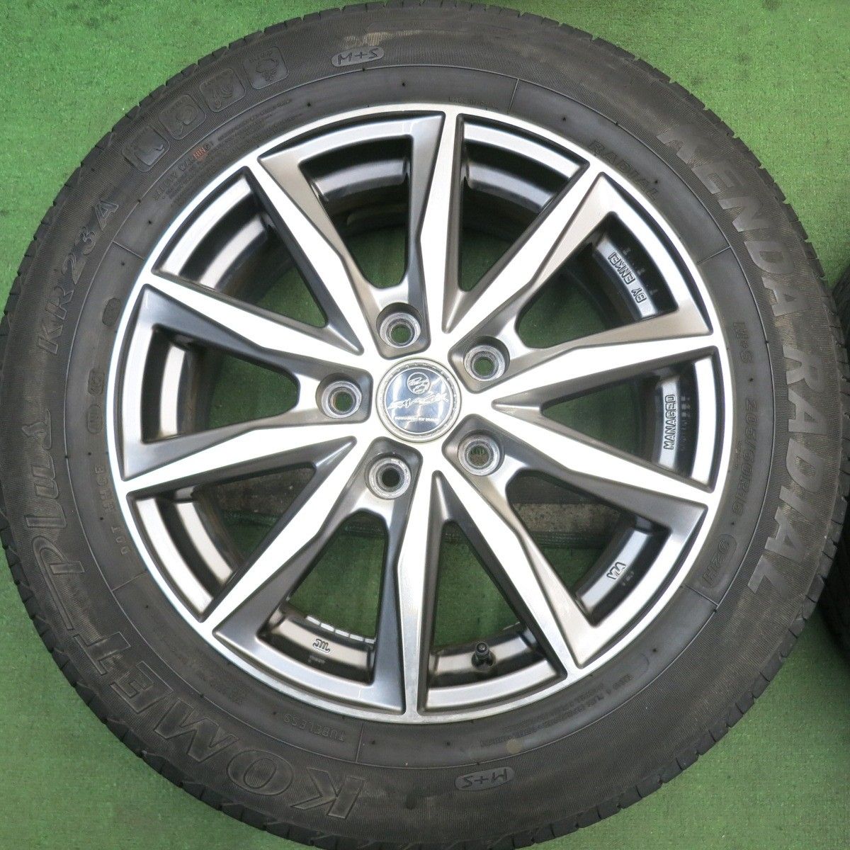 品数豊富。 バリ溝 21年 8.5分 205 60R16 ケンダ ラジアル KOMET Plus KR23A SMACK ENKEI スマック エンケイ 16インチ PCD114.3 5H 5092709HAノ 送料無料 キャンペーン中 ！