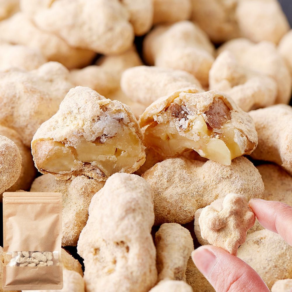 大粒くるみ＆北海道産大豆きなこ／くるみきな粉100ｇ／カリッ！クセになる！やみつきの逸品！／ありがとん屋