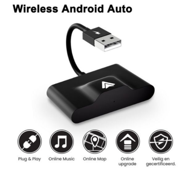 ワイヤレス アダプター Android 11以降システム搭載専用 Android Auto adapter 無線Android11以降のスマホに適用  - メルカリ