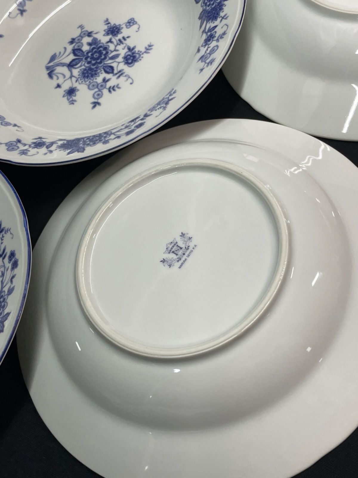 鳴海製陶なるみNarumi seito 食器カレー皿パスタ皿昭和レトロ5枚セット