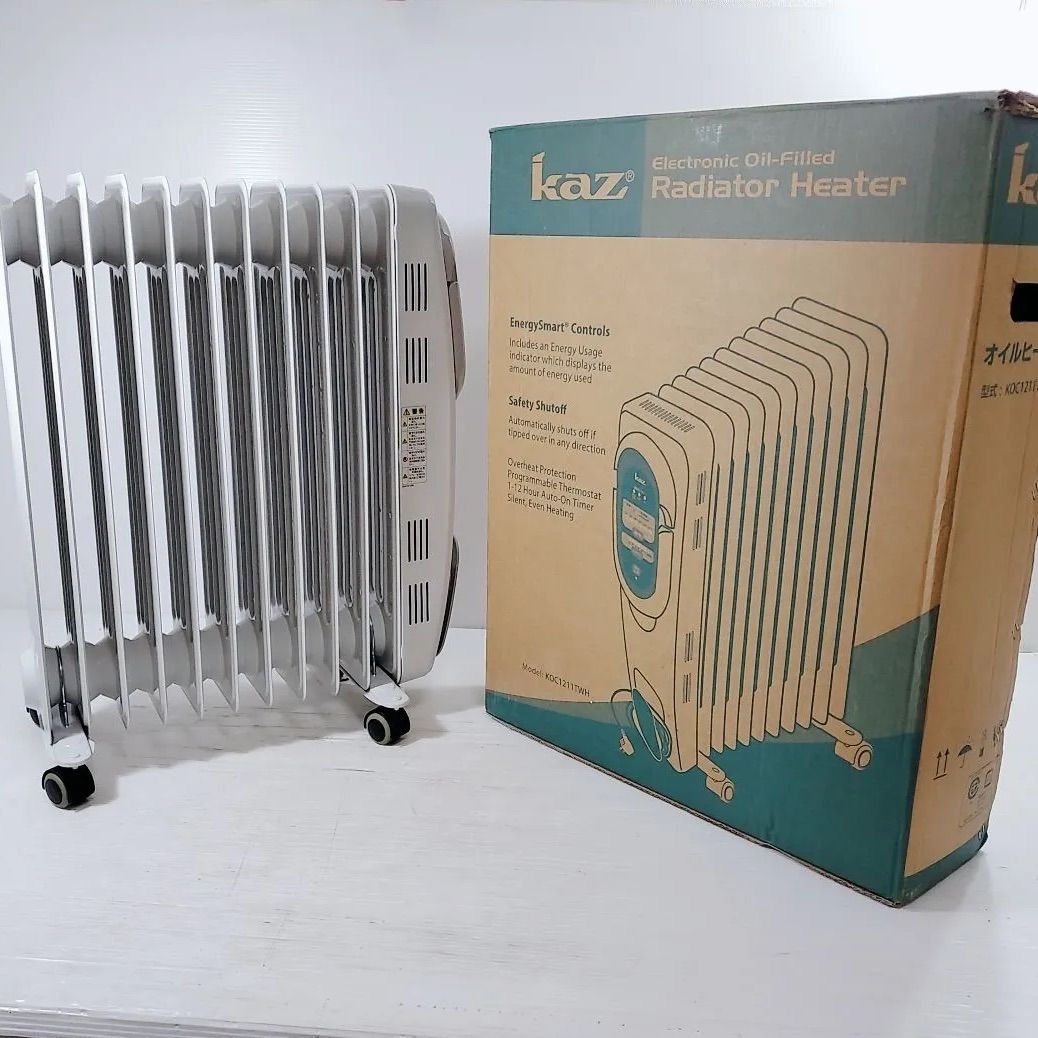 Kaz 電気オイルヒーター KOC1211T 1200W ヒーター ストーブ 暖房