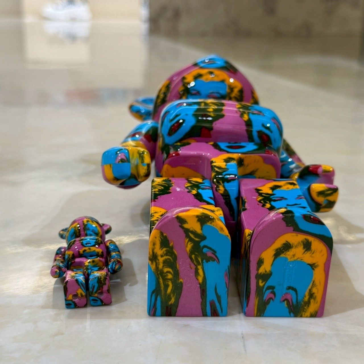 ベアブリック BEARBRICK Andy Warhol マリリンモンロー Marilyn