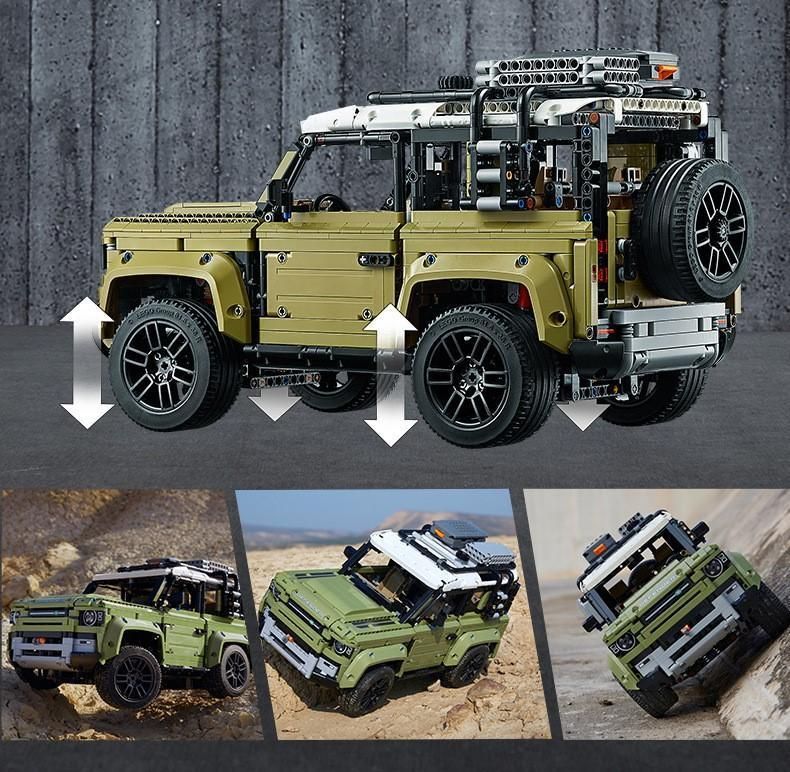 ランドローバーディフェンダー　レゴ互換 レゴ互換 ブロック ランドローバー ディフェンダー 車 3000pcs