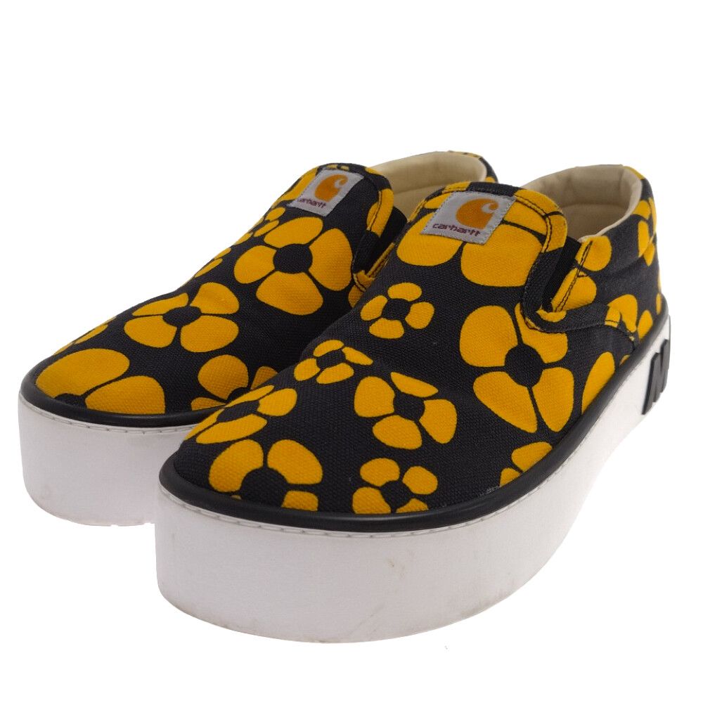 MARNI (マルニ) ×Carhartt WIP Sunflower Paw Slip-On Low-Top マルニ カーハート コットンキャンバス  スリッポン スニーカー フローラルプリント レディース SNZU013103 - メルカリ