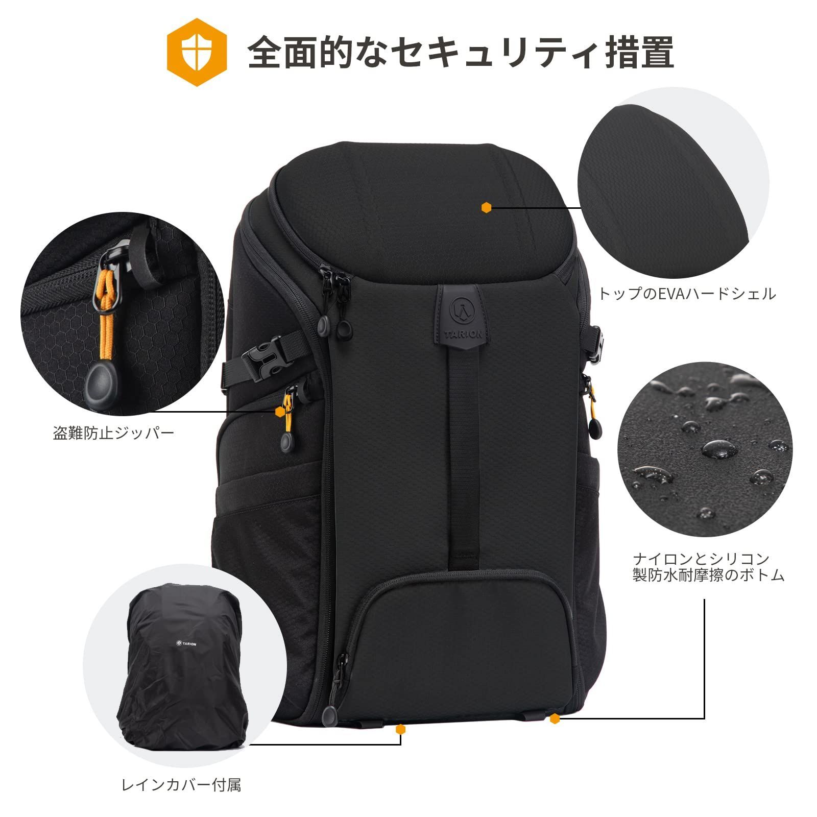 TARION HXL カメラバッグ カメラバックパック リュック 両サイド TARION HXL カメラバッグ カメラバックパック リュック 両サイド