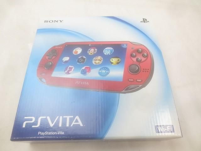 品 ゲーム PS Vita 本体 PCH-1000 コズミックレッド 動作品 充電ケーブル 箱あり