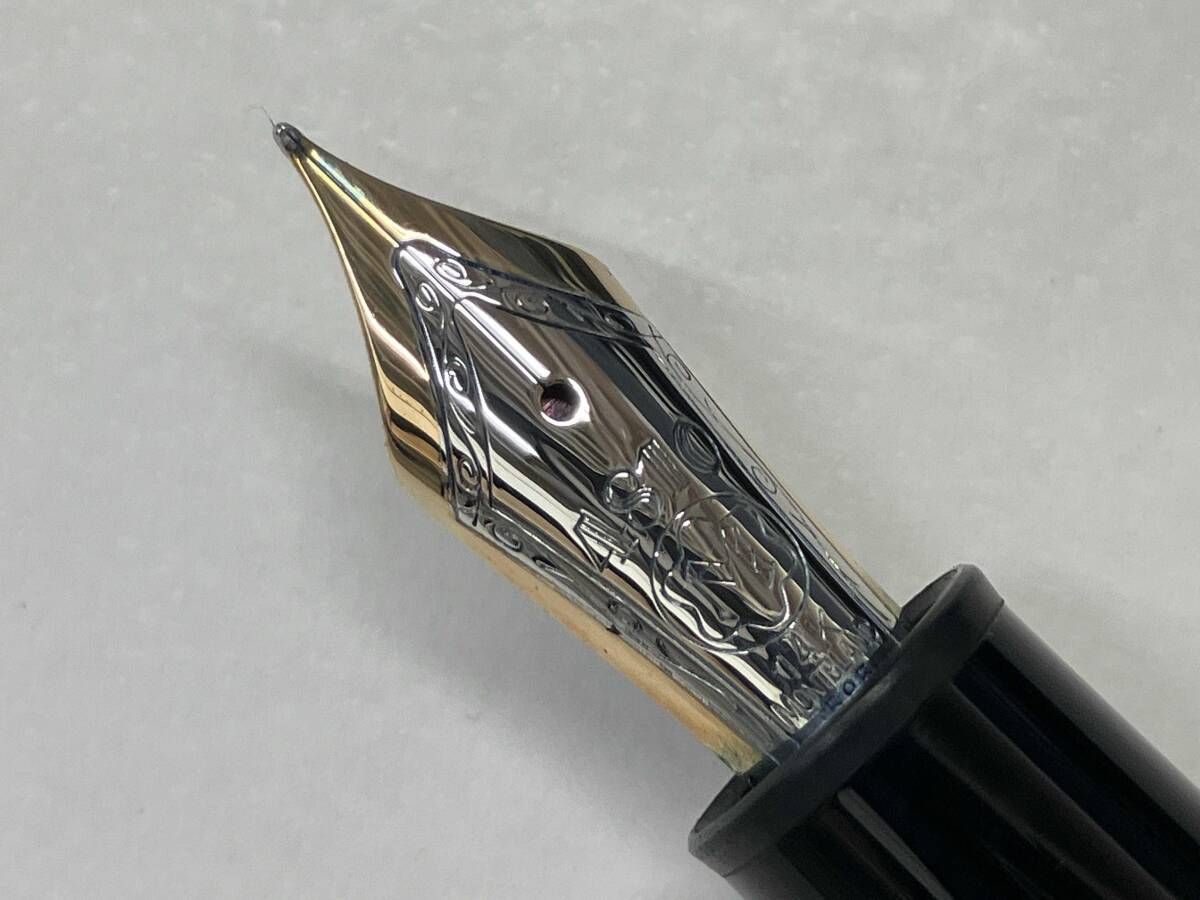  MONT BLANC モンブラン マイスターシュテュック 万年筆 14 K 箱 インク付き 文房具 万年筆 万年筆 インク