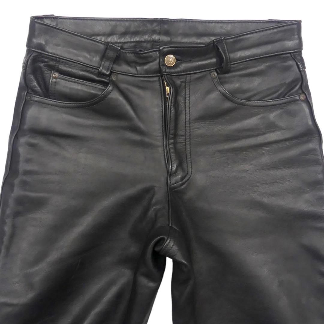 80s レザー パンツ W32×L27 ブラック 黒 グレーパイピング Amazon | [PIITE] レザーパンツ メンズ レギンス 厚手 バイク
