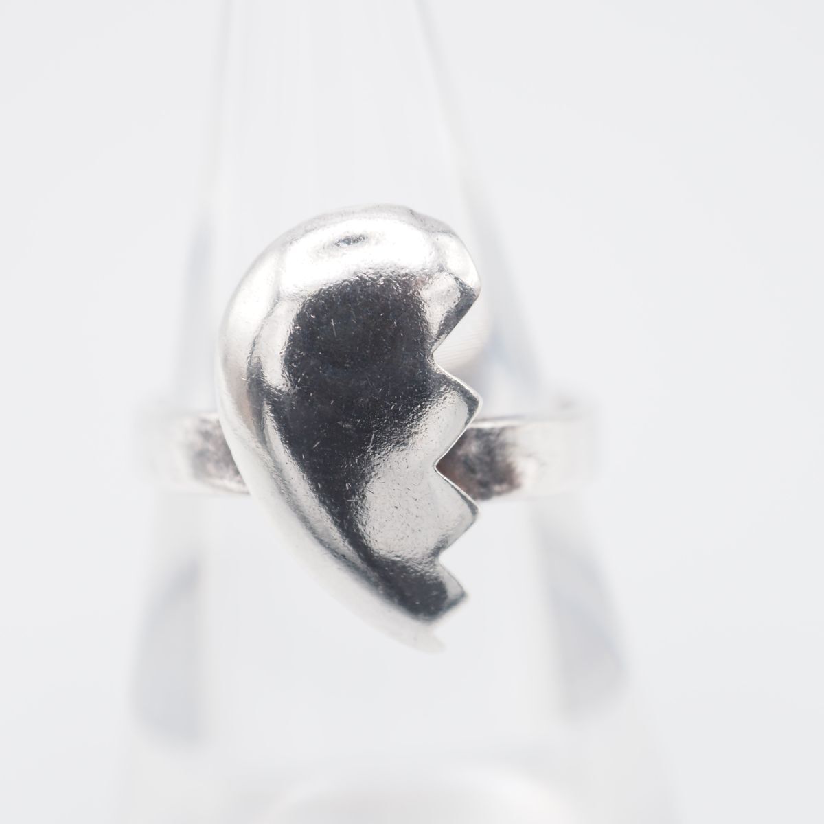 シルバー ハート型 リング B716 ヴィンテージ 925刻印 リング ブロークンハート デザイン