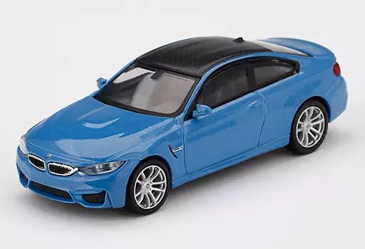  【中古】ミニカー 1/64 BMW M4 F82 左ハンドル(ヤスマリーナブルーメタリック) 「MINI GTシリーズ」 [MGT00122-L] その他