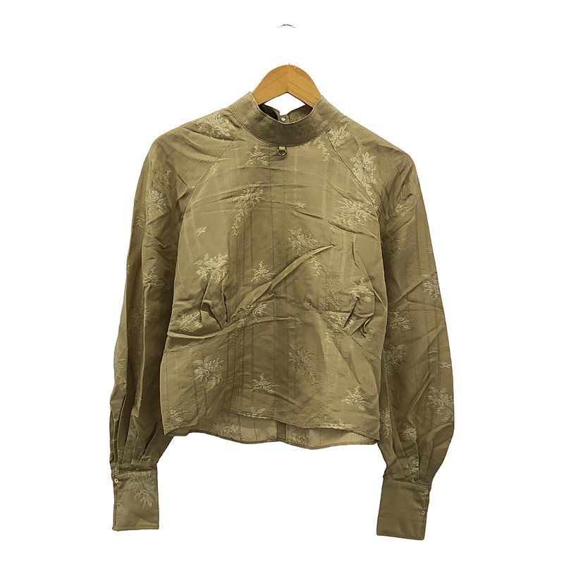 【新品】  PHOTOCOPIEU / フォトコピュー | MARINE フラワー ボトルネック シャツ ブラウス | 36 | ベージュ | レディース 新品】 PHOTOCOPIEU / フォトコピュー | MARINE フラワー ボトルネック