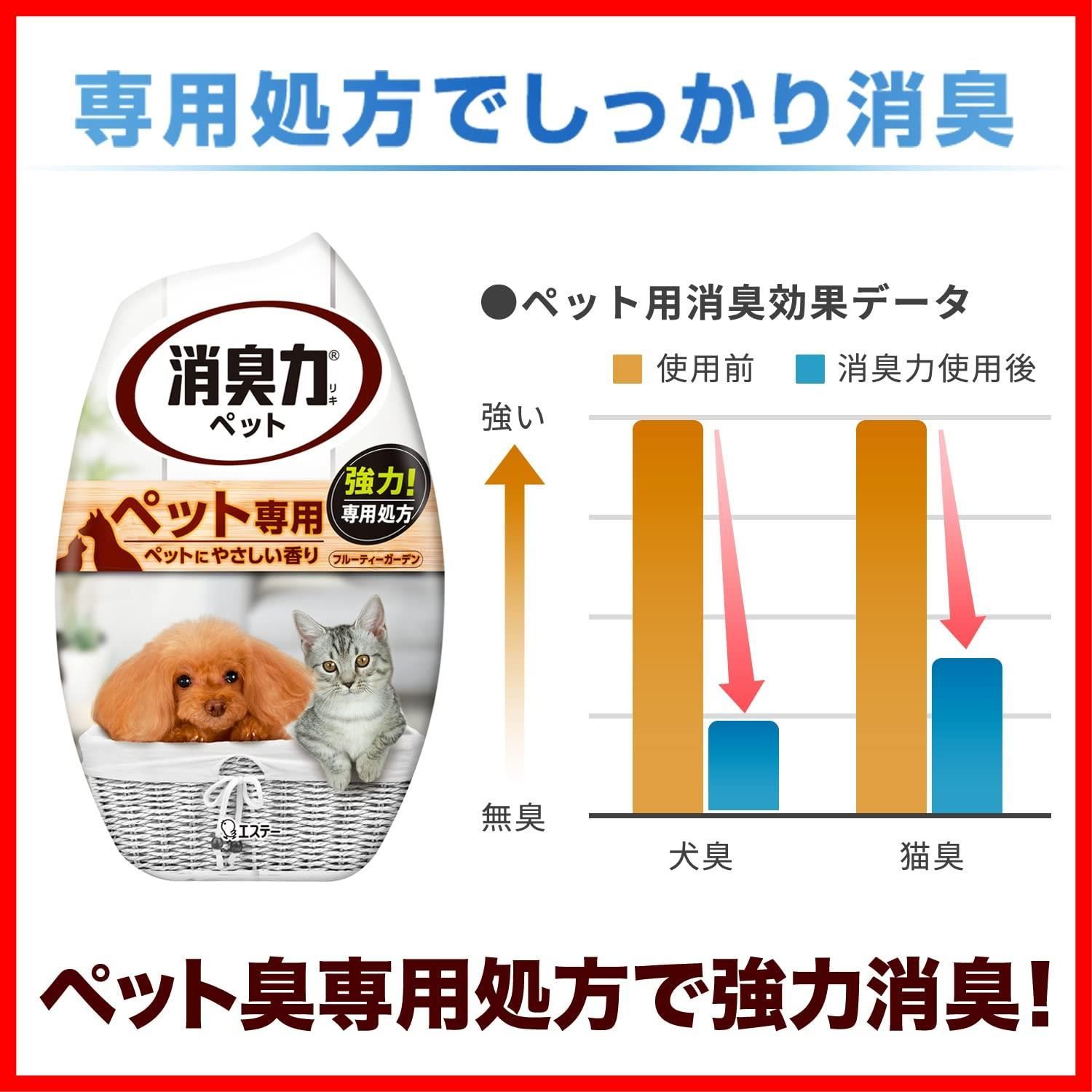 消臭剤 消臭 寝室 部屋用 部屋 ペット お部屋の消臭力 400 mL 芳香剤 フルーティーガーデン 置き型 ペット用 消臭力