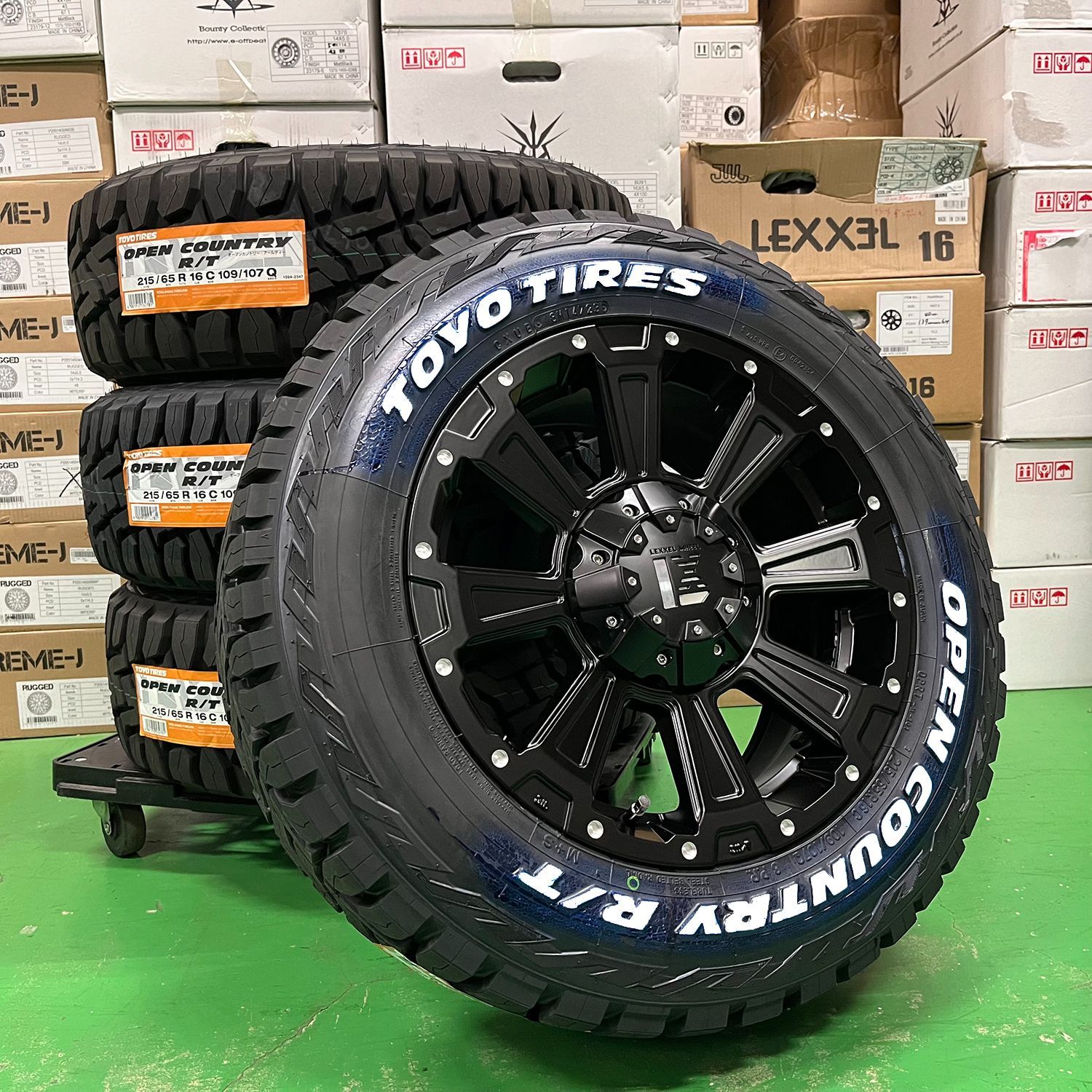 D5 エクストレイル クロスロード CX5 LEXXEL SwaGGer MONSTA MUDWARRIOR 215/70R16 ホワイトレター タイヤホイール 16インチ