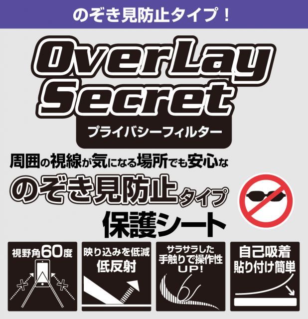 FURUNO Dog Navi (ドッグナビ) HT-01 保護 フィルム OverLay Secret フルノ GPSマーカー HT01  プライバシーフィルター 覗き見防止 - メルカリ