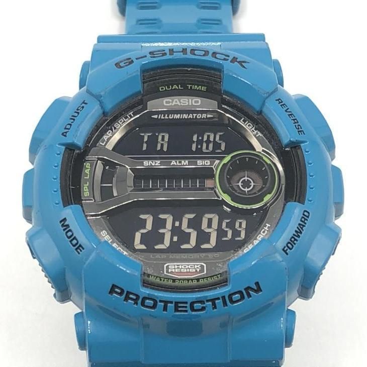CASIO G-SHOCK GD-110 腕時計 ブルー カシオ ジーショック 10 240022194383