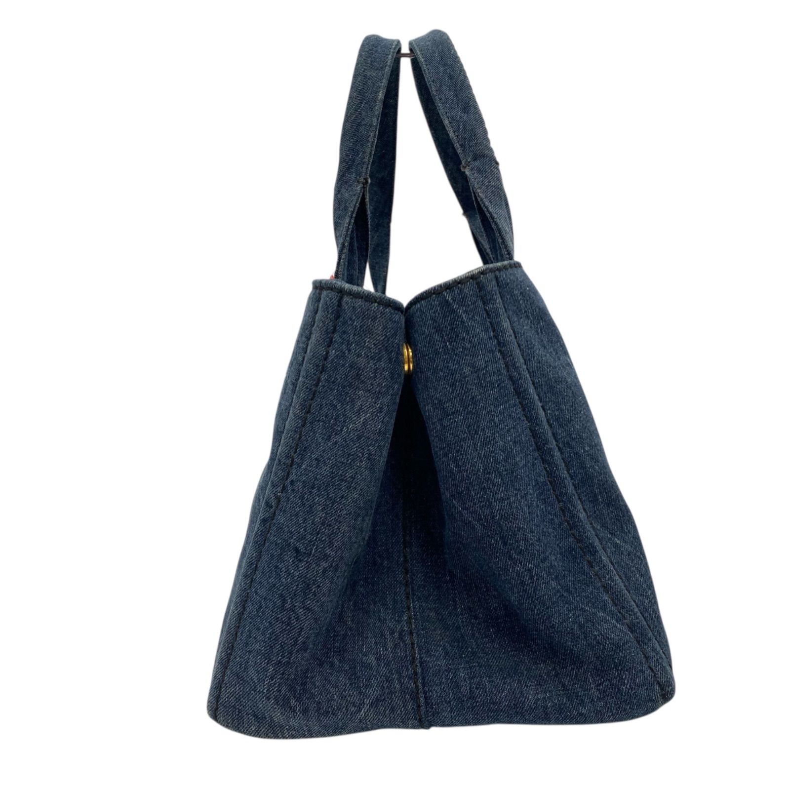 プラダ PRADA カナパ CANAPA トートバッグ ハンドバッグ デニム