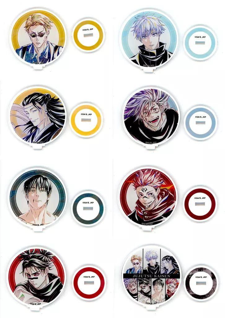 中古】アクリルスタンド・アクリルパネル 全8種セット 「TVアニメ 呪術