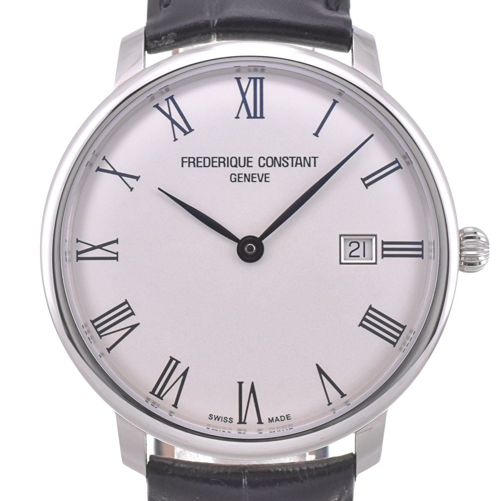 フレデリック コンスタント FREDERIQUE CONSTANT FC-306MR4S6 スリムライン デイト 自動巻き メンズ 箱 保証書付き J 142703