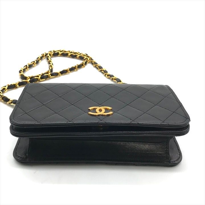 良品 CHANEL シャネル ココマーク プッシュロック ミニマトラッセ ラムスキン チェーン ショルダー バッグ ブラック レディース a8716 良品 CHANEL シャネル ココマーク プッシュロック ミニマトラッセ