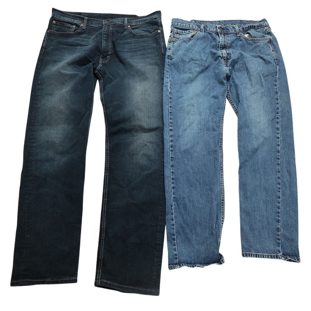 古着卸 リーバイス 505 デニム パンツ 8枚セット メンズ 38 40 フェード インディゴブルー アメカジ 古着 NC1284