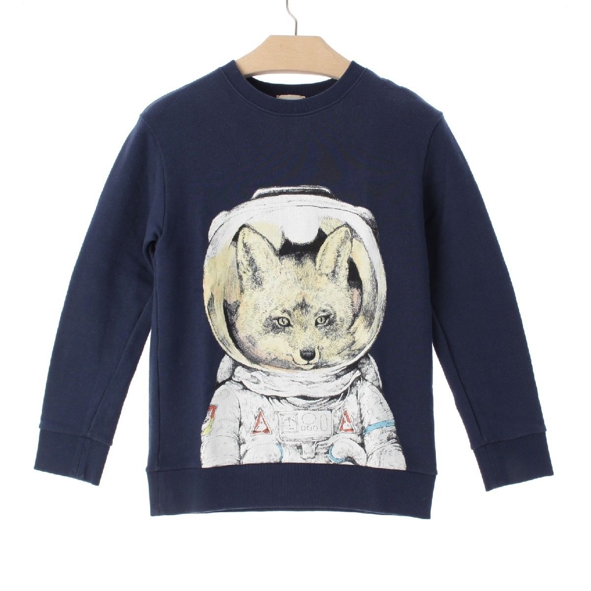 グッチ ✨ヒグチユウコ コットン トレーナー スウェット トップス ネイビー グッチ ✨ヒグチユウコ コットン トレーナー スウェット