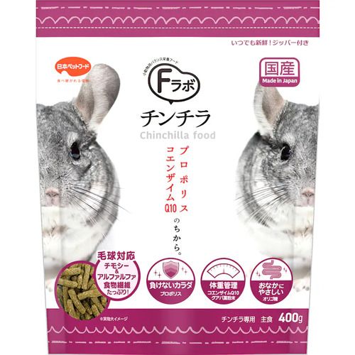 【同梱】【5個セット】日本ペットフードFラボチンチラ400g
