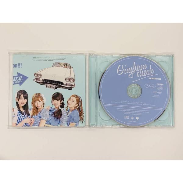 CD AKB48 Gingham Check / ギンガムチェック / 初回限定盤 Type-B DVD