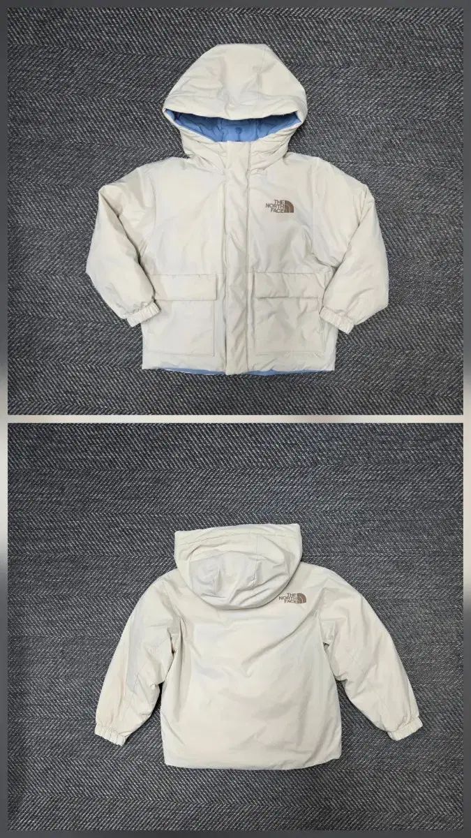 THE NORTH FACE ザノースフェイス キッズ リバーシブル ダウン ジャケット 両面