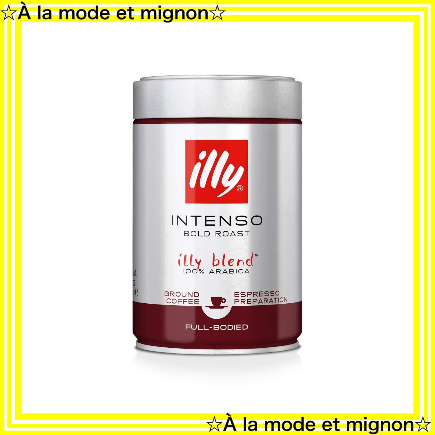 illy エスプレッソ粉 ダークロースト 250g×6缶 イリー illy