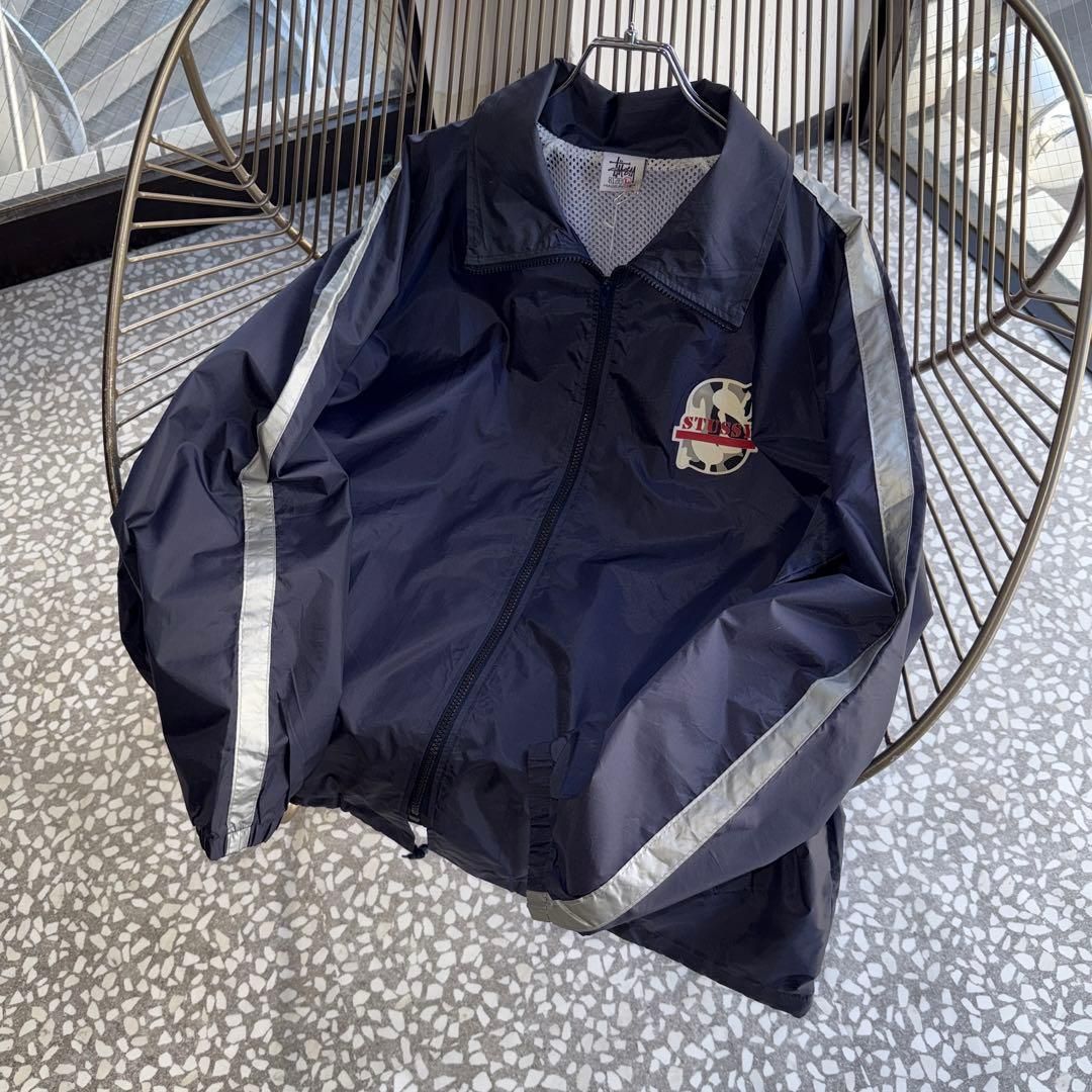 stussy / 90s usa製 nylon jacket 【オールドステューシー、Sカモ 