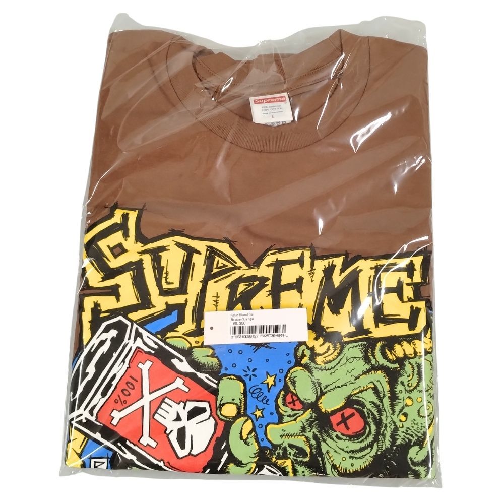 Supreme Fuckin Blowout Tee Brown サイズL SUPREME FUCKIN BLOWOUT TEE-BROWN - Popcorn Store