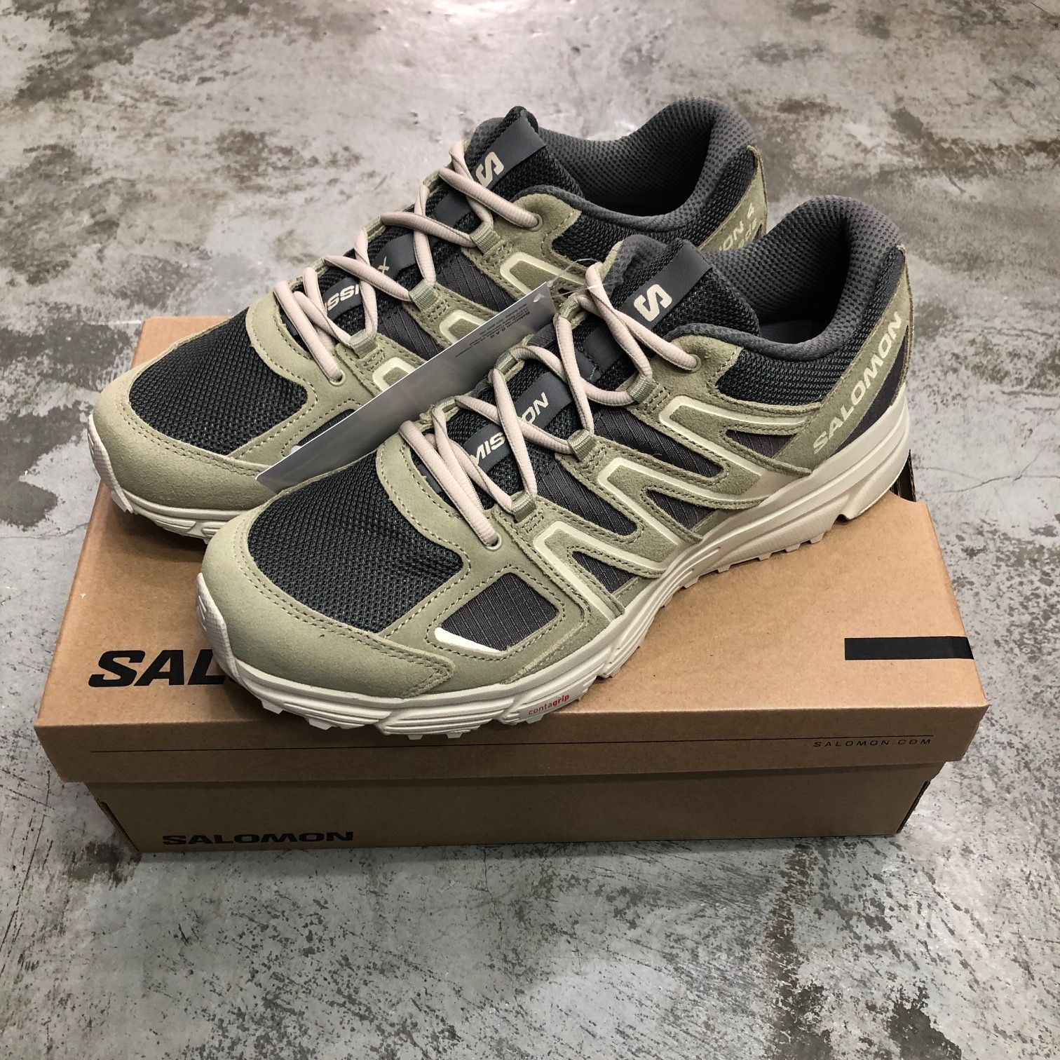 新品 salomon X-MISION 4 SUEDE 471378 スニーカー サロモン 28.5cm