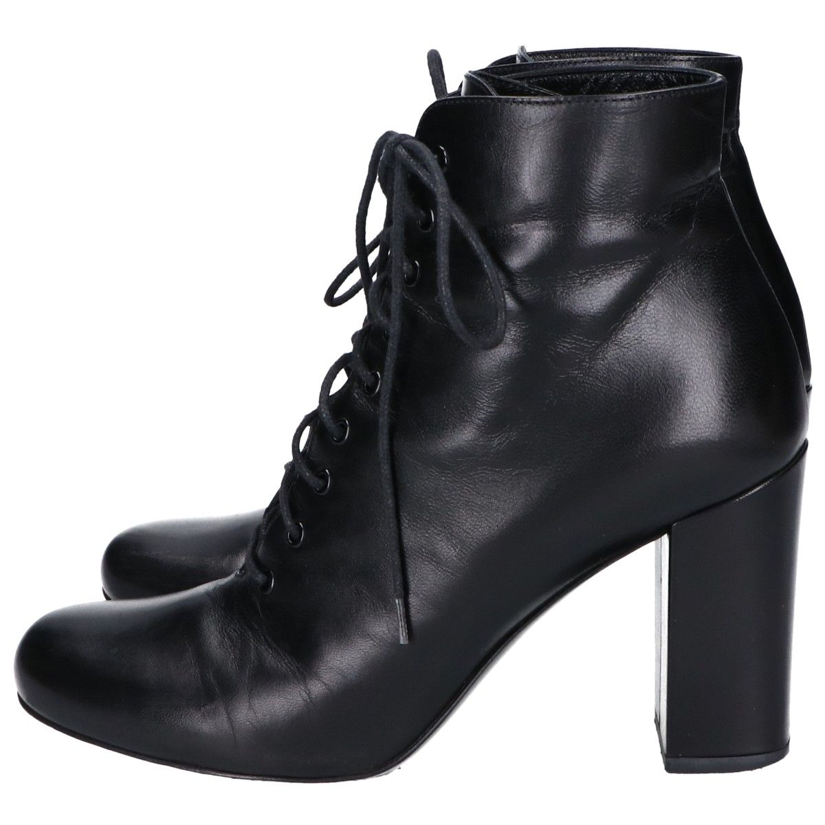 SAINT LAURENT PARIS サンローランパリ 404546 レザー レースアップ 