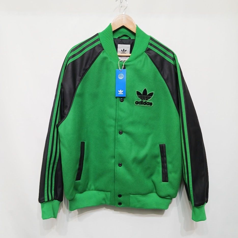 熱販売 アディダス adidas 未使用品 SST HZ0696 サイズL 緑 レザー ...