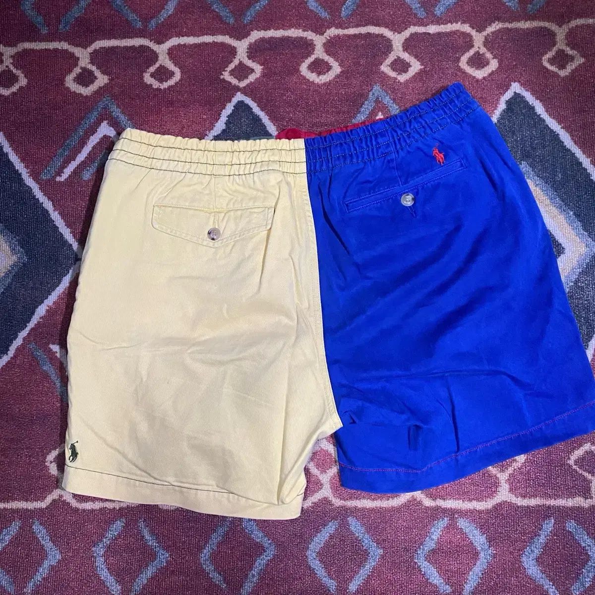 POLO RALPH LAUREN ポロラルフローレン BEAMS ビームス カラーブロック ハーフパンツ m サイズ