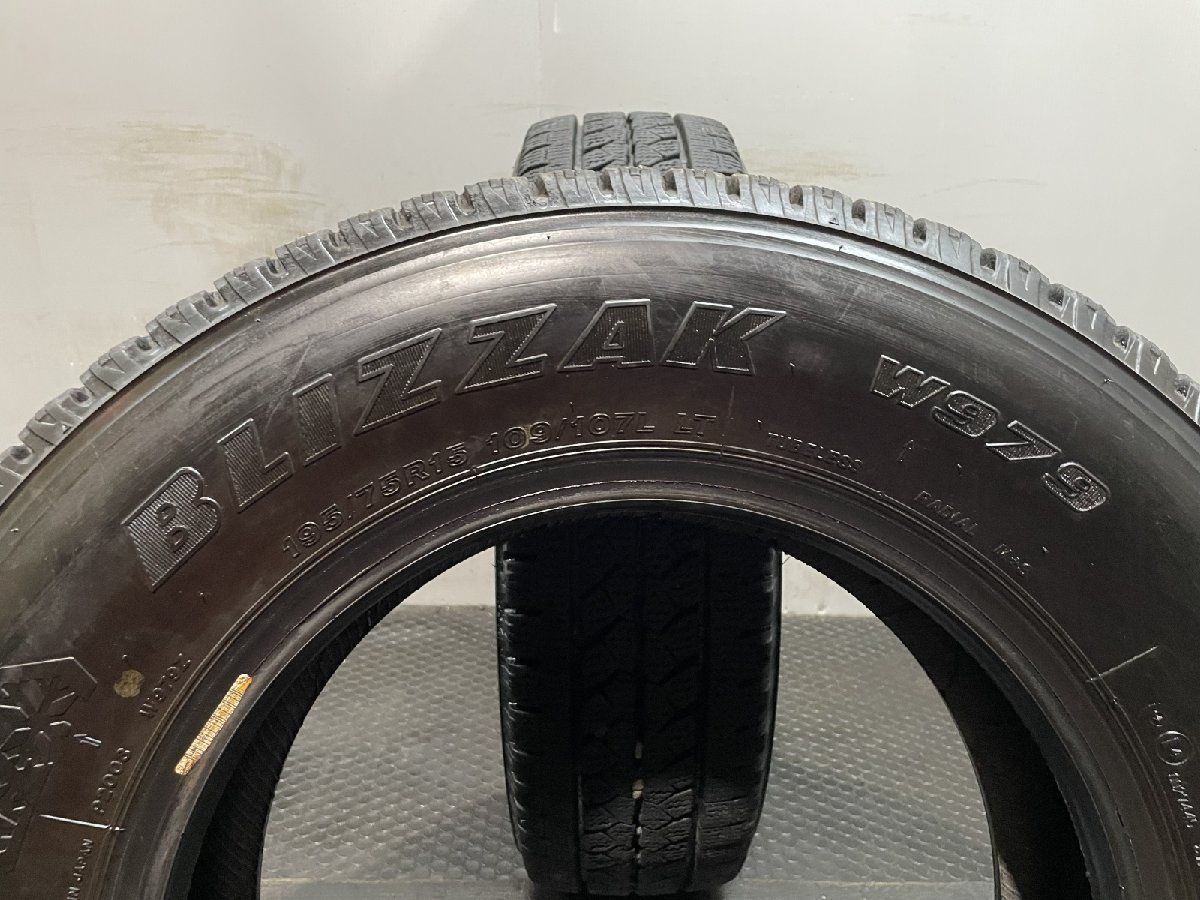 BS BLIZZAK W979 195 75R15 109 107L LT 15インチ ライトトラック用 スタッドレス 2本 21年製 キャンター等 KTI491 FFCRYSTALESIA_COM