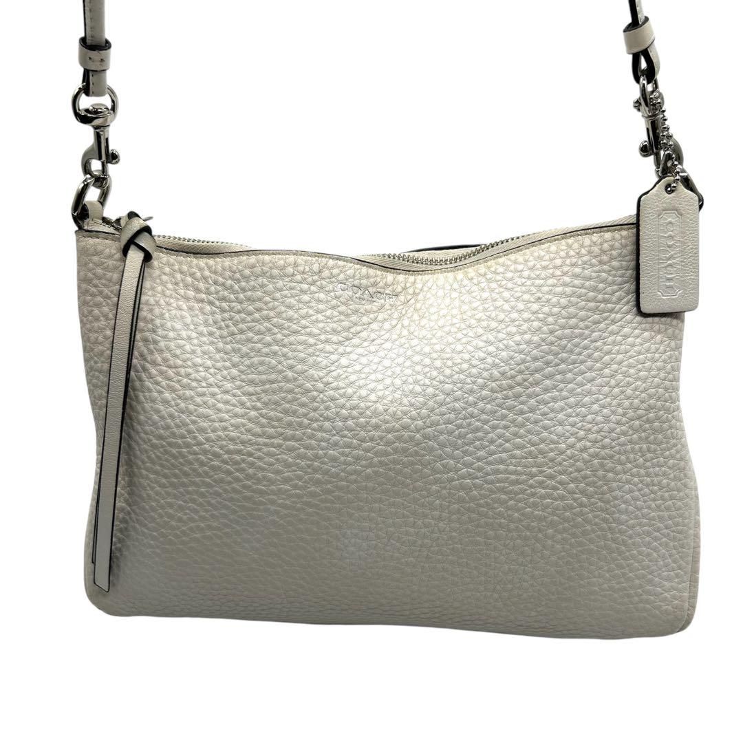 COACH ショルダーバッグ　白　オフホワイト　A4 サイズ　シボ　本革 楽天市場】【バッグ】COACH コーチ レガシー テクスチャード