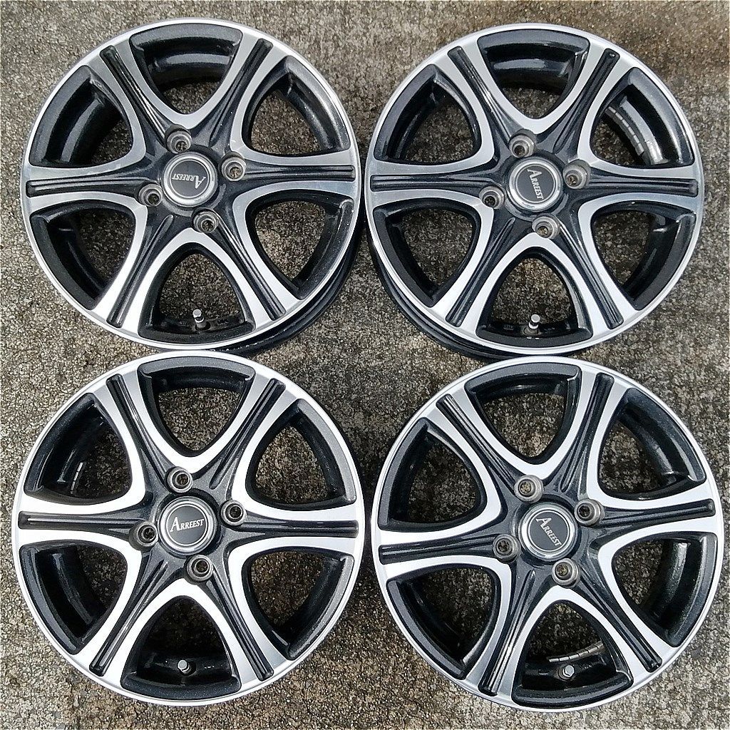 社外アルミ 14インチ 14x4.5J+45 100-4H 軽自動車用 - メルカリ