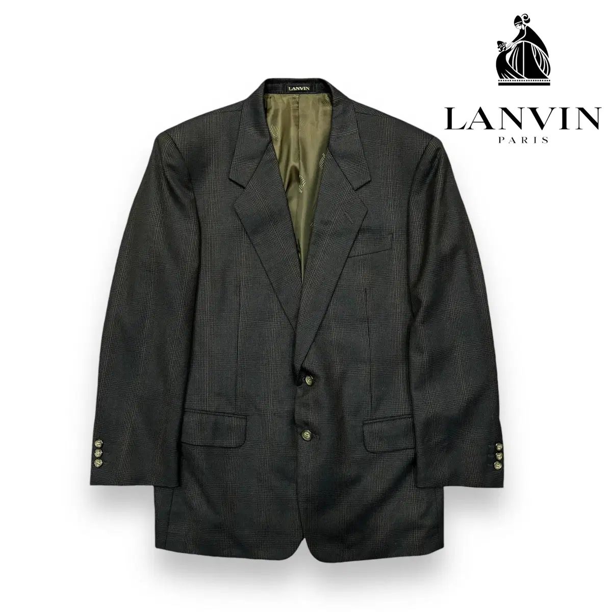 【雷市場（ポンジャン）商品韓国直送】 LANVIN(ランバン) チェック パターン ブレザー