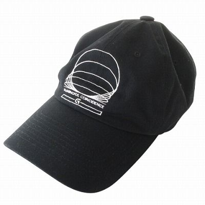 ガディッドアノニム GADID ANONIEM 美品 キャップ 帽子 黒