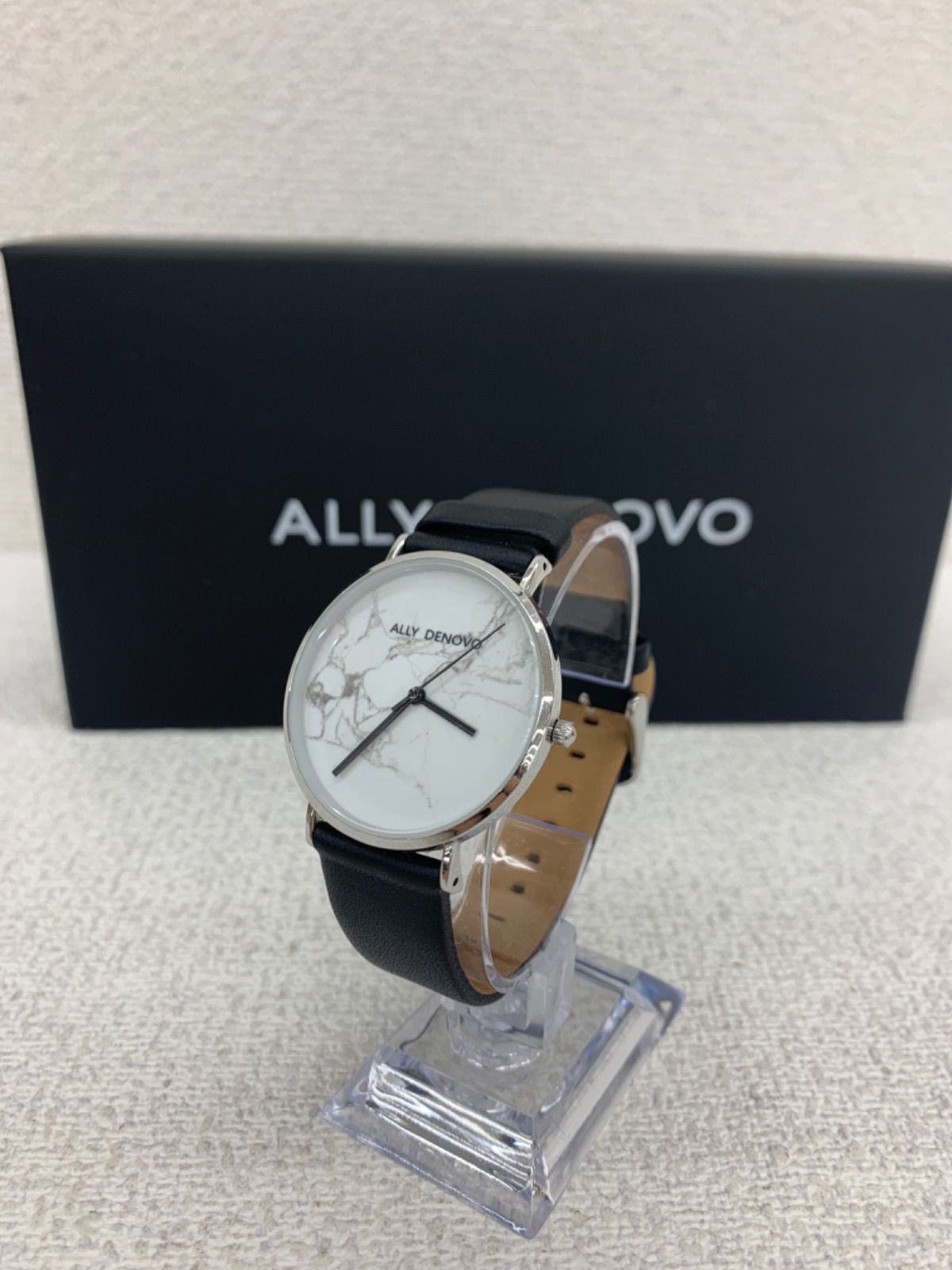 新品】アリーデノヴォ ALLY DENOVO 腕時計 レザーベルト レディース ...