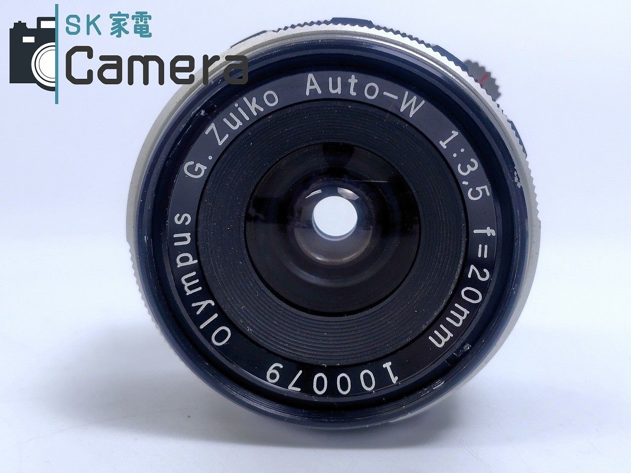 OLYMPUS - 【中古】 OLYMPUS G.Zuiko Auto-W 20ｍｍ F3.5 オリンパス フード キャップ付 中古】 OLYMPUS G.Zuiko Auto-W 20mm F3.5 オリンパス フード