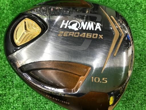 本間ゴルフ HONMA ZERO460x 10.5° ドライバー DR 3S ARMRQX 47 ドライバー フレックスR メンズ 男性用 右利き 右用 Cランク ゴルフクラブ