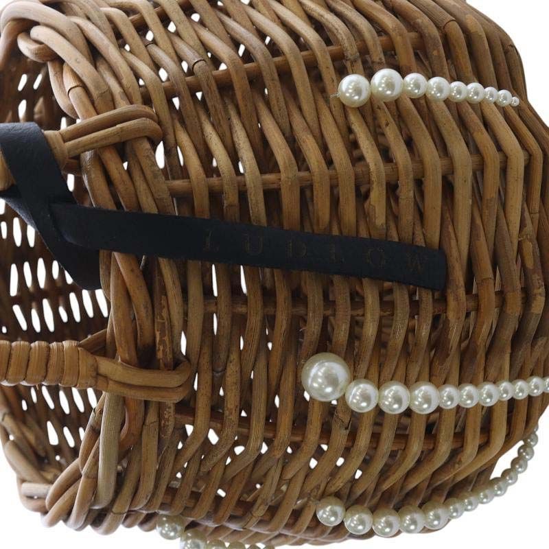 LUDLOW フリンジ付きかごバッグ LUDLOW（ラドロー）の「＜LUDLOW（ラドロー）＞フリンジ バスケット