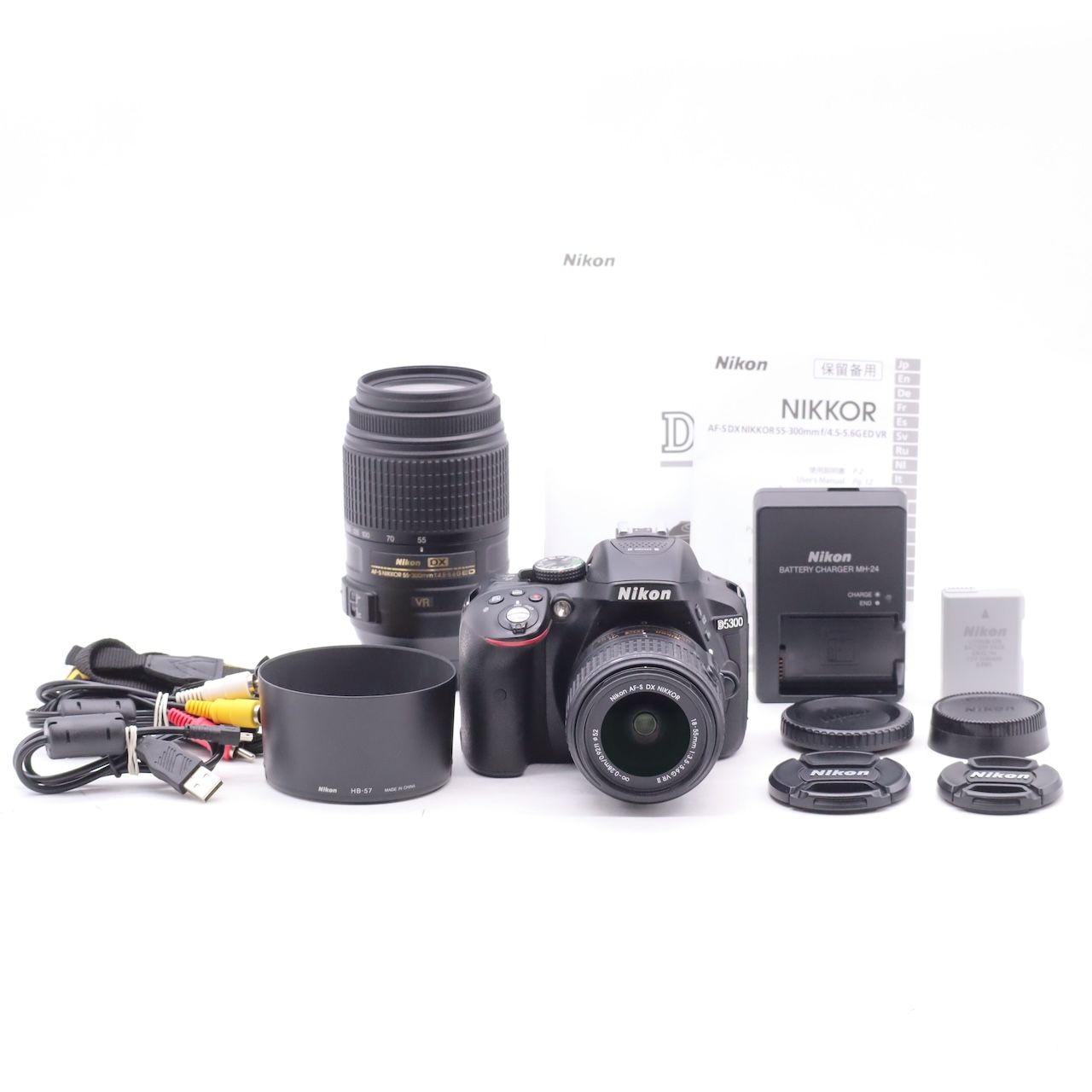 ニコン Nikon デジタル一眼レフカメラ D5300 ダブルズームキット