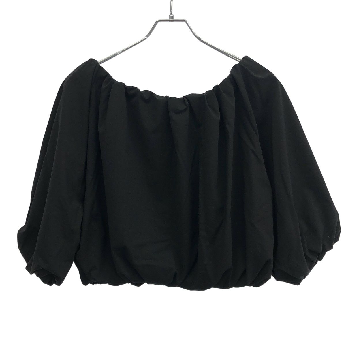 forme フォルメ 25SS バルーンギャザーブラウス 25SS_BallonGatherBlouse_BLK  ブラック F forme フォルメ 25SS バルーンギャザーブラウス