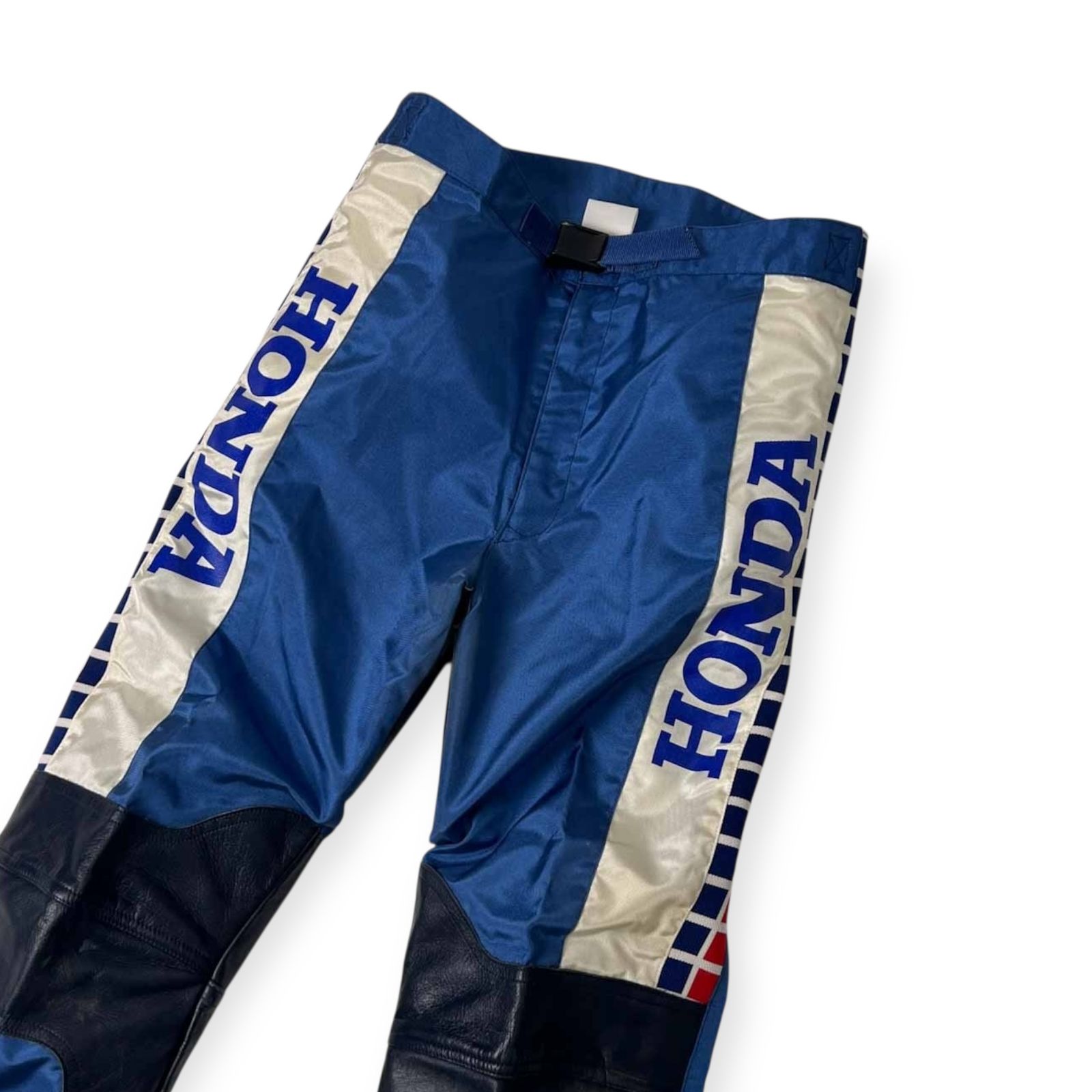当時物　HONDA ホンダ　パンツ HRC HONDA Riding pants ホンダ ライディングパンツ ツーリングパンツ Mサイズ 膝プロテクター バイク レトロ ビンテージ  使用感あり