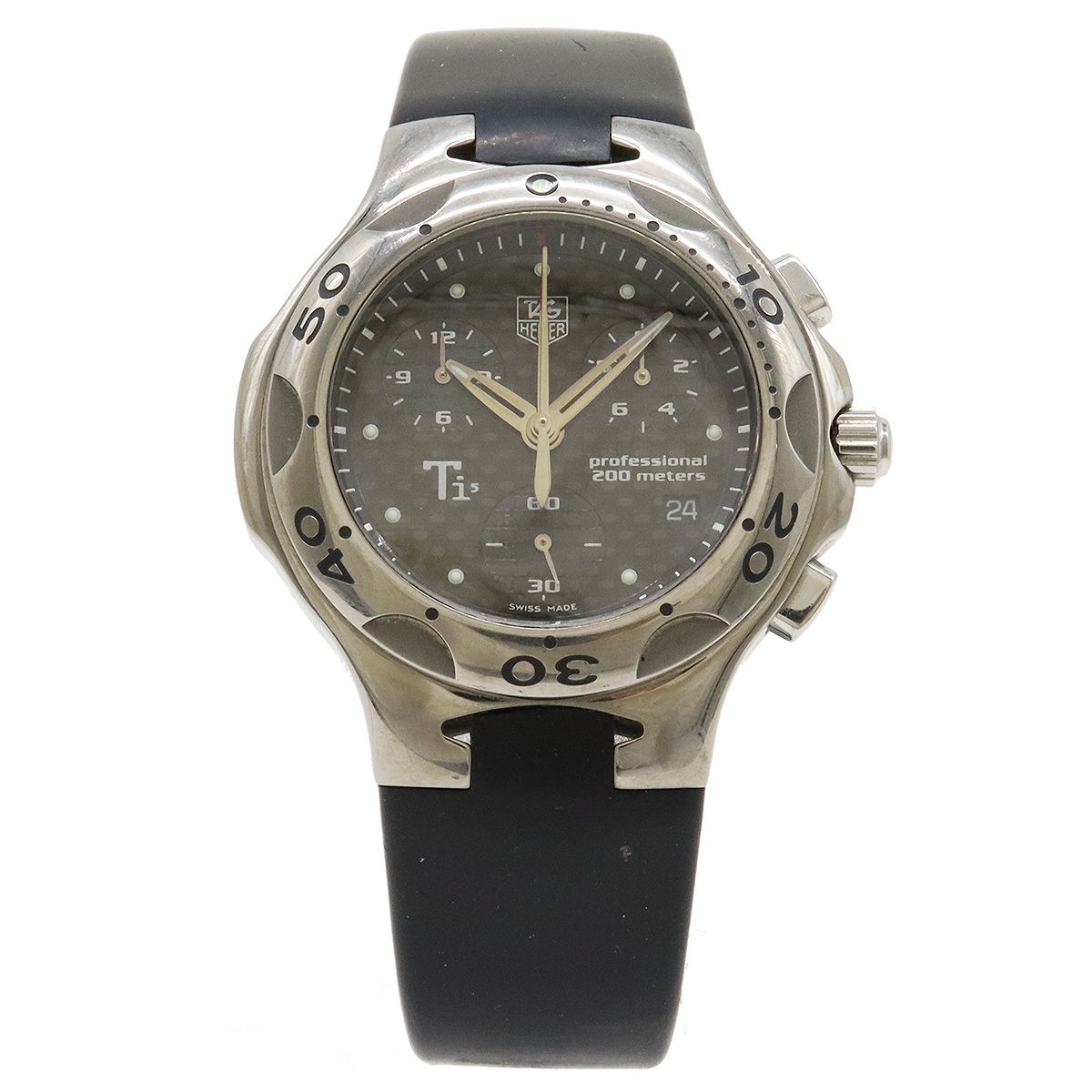 TAG Heuer タグ ホイヤー キリウム ブラックカーボン文字盤 TAG Heuer タグ ホイヤー キリウム ブラックカーボン文字盤
